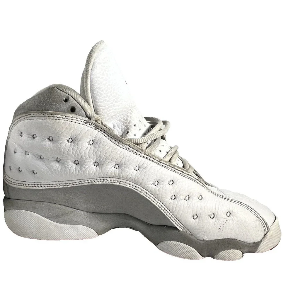Nike Air Jordan 13 Retro Kids 4.5Y Wolf White & Grey Sneakers DJ3003-160
